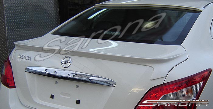 Custom Nissan Maxima Trunk Wing  Sedan (2009 - 2015) - $349.00 (Manufacturer Sarona, Part #NS-045-TW)